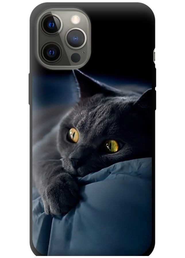 TPU чехол 'Дымчатый кот' для Endorphone Apple iPhone 12 Pro Max (265226355)