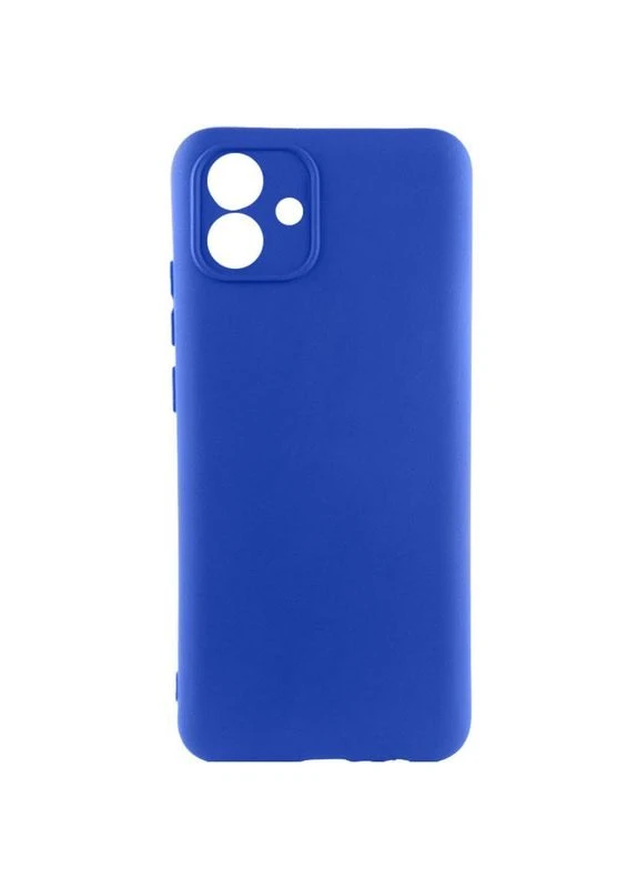 Чохол TPU Liquid Silk Full Camera для Samsung Galaxy A07 Deep navy Getman (357209548)