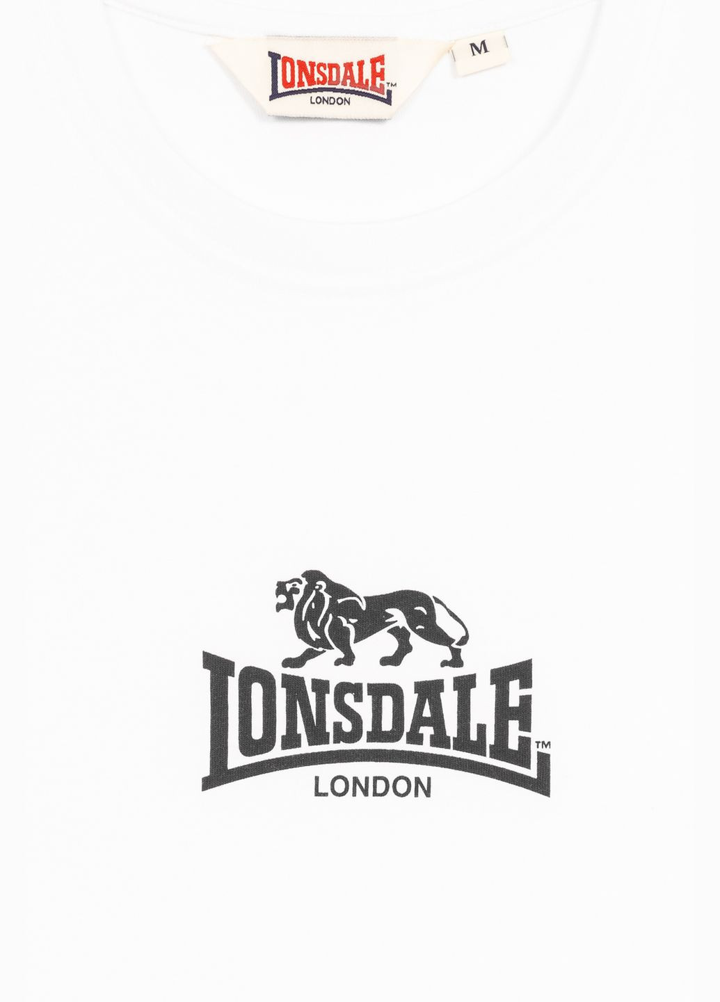 Белая футболка Lonsdale Shegra