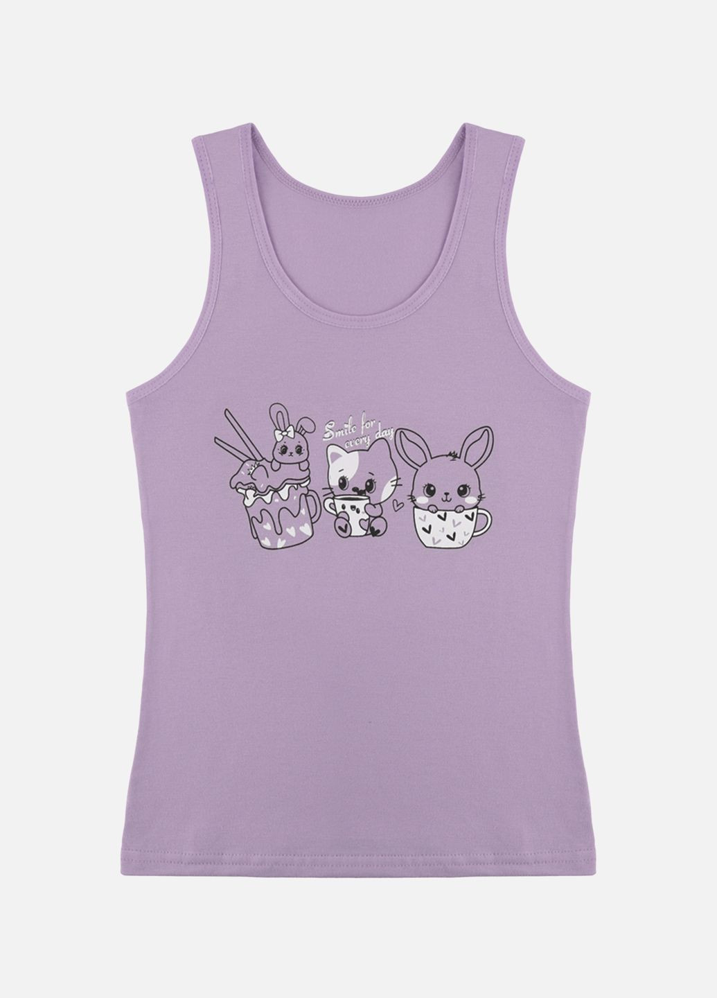 Майка для девочки цвет сиреневый CB-00277016 Donella (331284058)