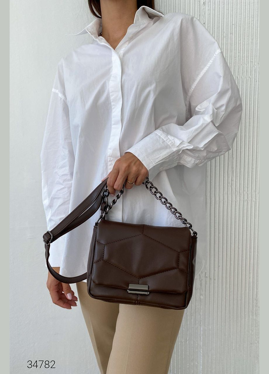 Стеганная сумка через плечо Liton (303699061)