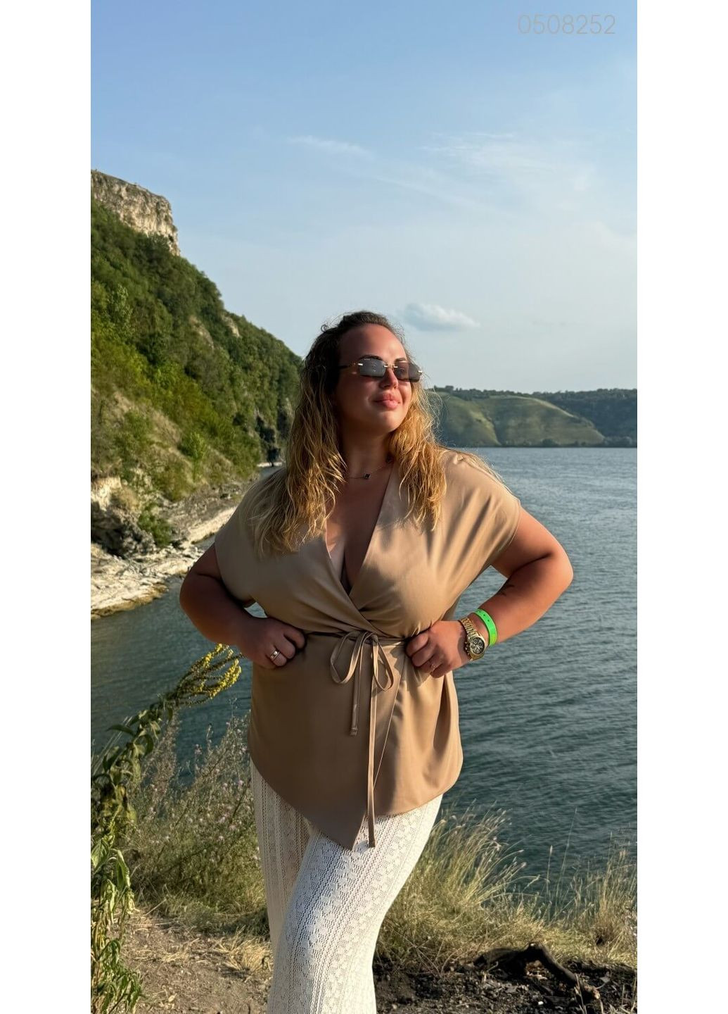 Жакет жилет №4 (бежевий) 0508252 Peony (361676976)