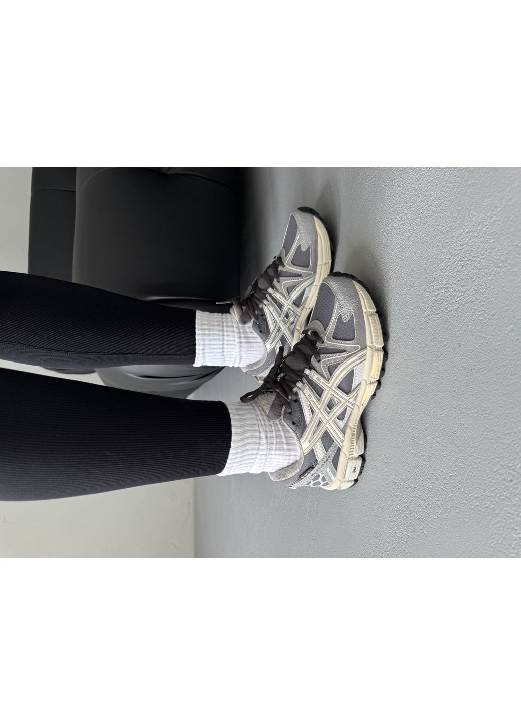 Кроссовки женские и мужские Asics Gel Kahana 8 Grey Gore-Tex | Асікс Гель-Кахана 27 серые демисезоны (370286730)