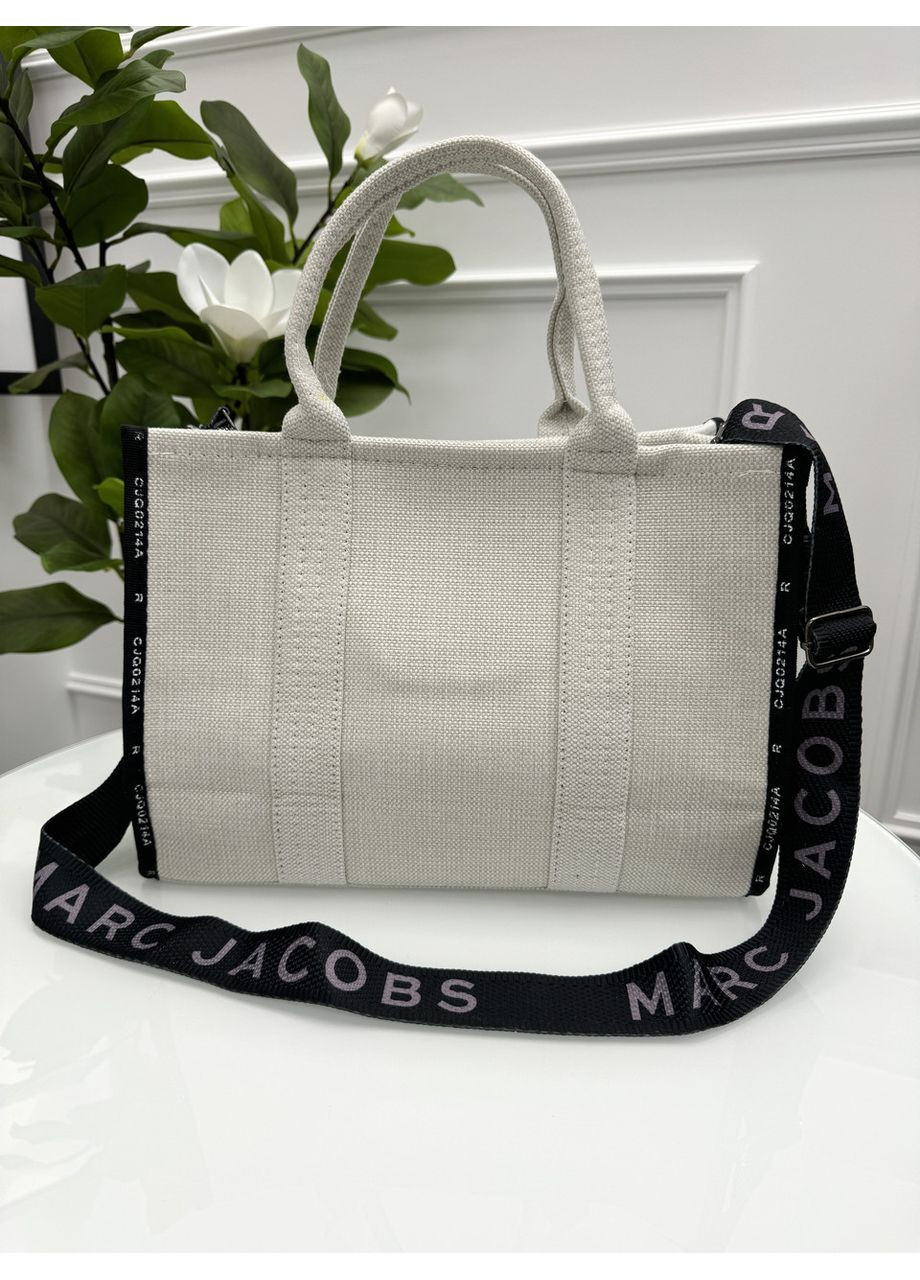 Сумка жіноча шопер молочний текстильний Tote Bag шоппер No Brand (369935127)