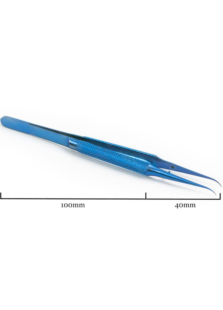 Пінцет титановий MY-18 надточний, антимагнітний, прецизійний, вигнутий MaYuan (325432585)