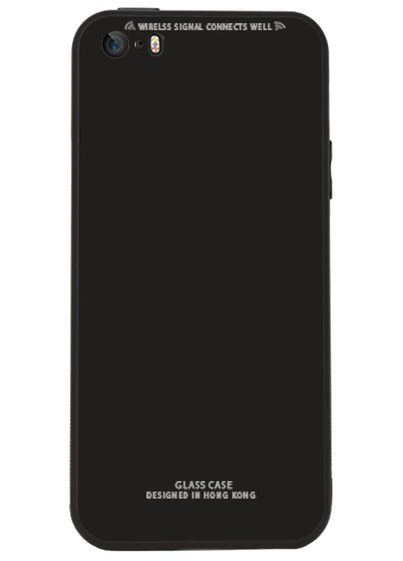 Чехол-накладка Pure Glass Case Apple iPhone SE/5s/5 Black Toto (301780779)
