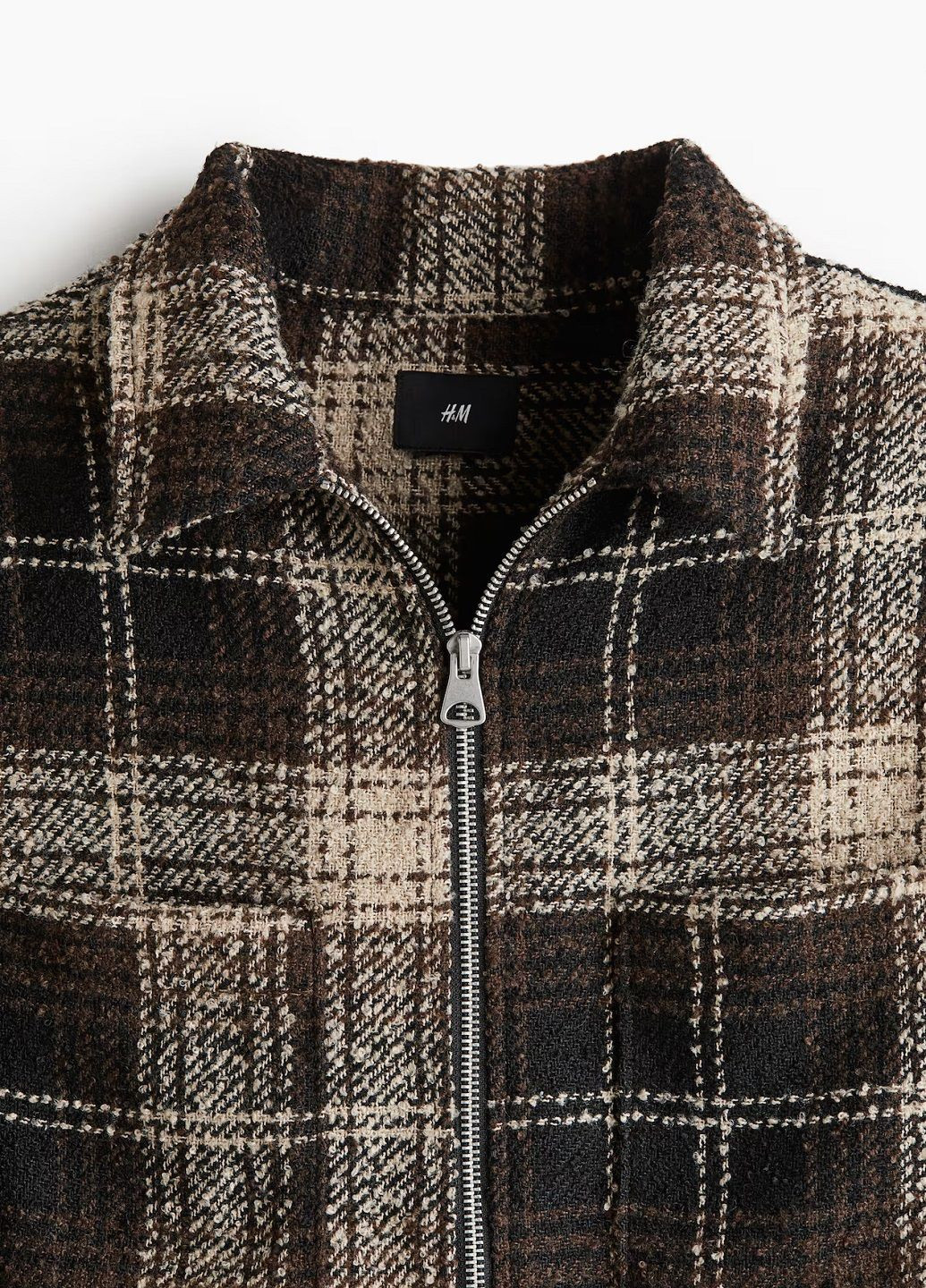 Коричневая демисезонная куртка H&M