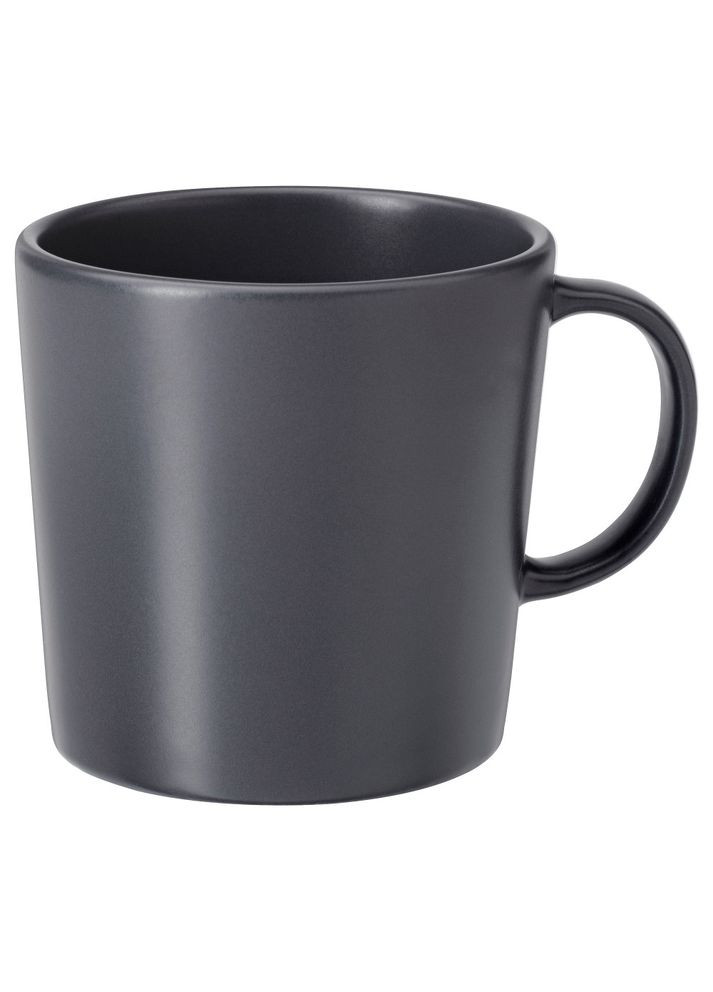 Чашка темносірий 300 мл IKEA (272451875)