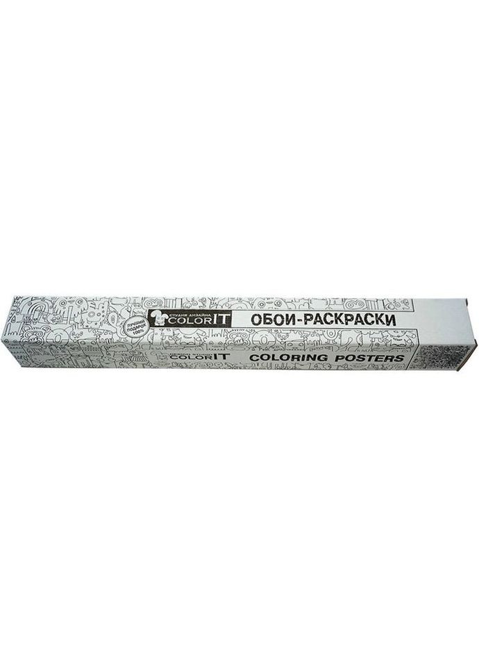 Обои-раскраски Детская карта мира 60*130 см C-130001 Kolorit (336212447)