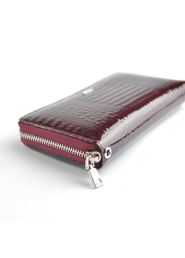 Женский кошелек кожаный на молнии, Классический лаковый кошелек портмоне из натуральной кожи Balisa (266266468)