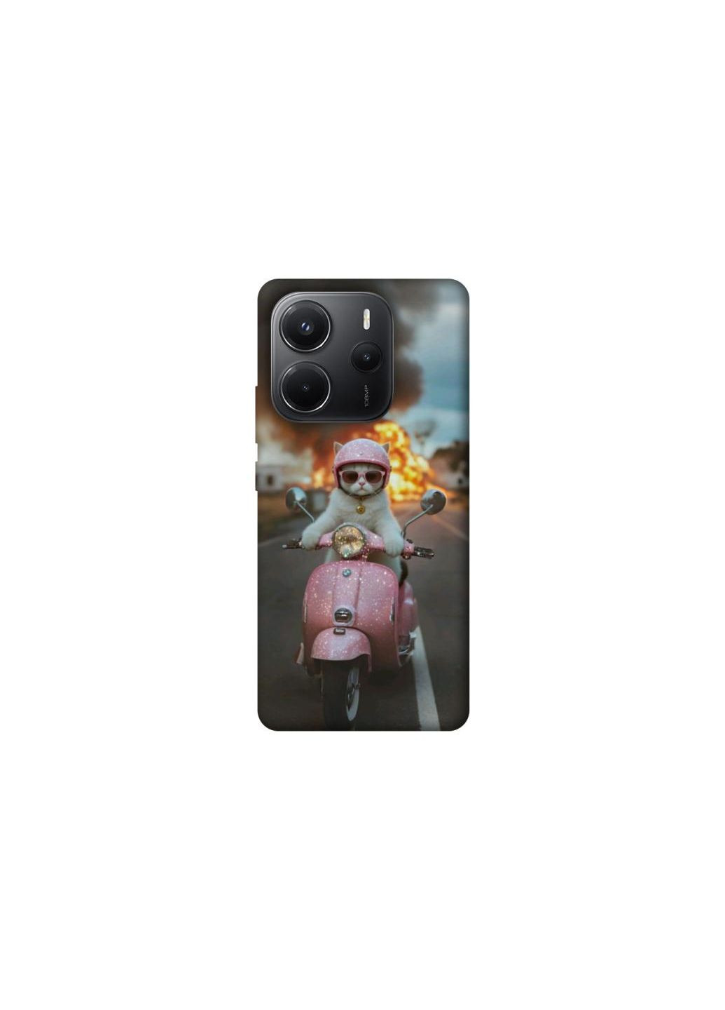 Чехол на Xiaomi Redmi Note 14 4G (Int. version) Exploding Kittens ver.3 Frontalka (361332778)