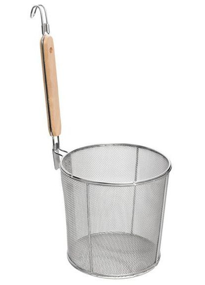 Сітка для фритюру (фритюрниця) Ø14х35см з дерев'яною ручкою Empire (372174373)