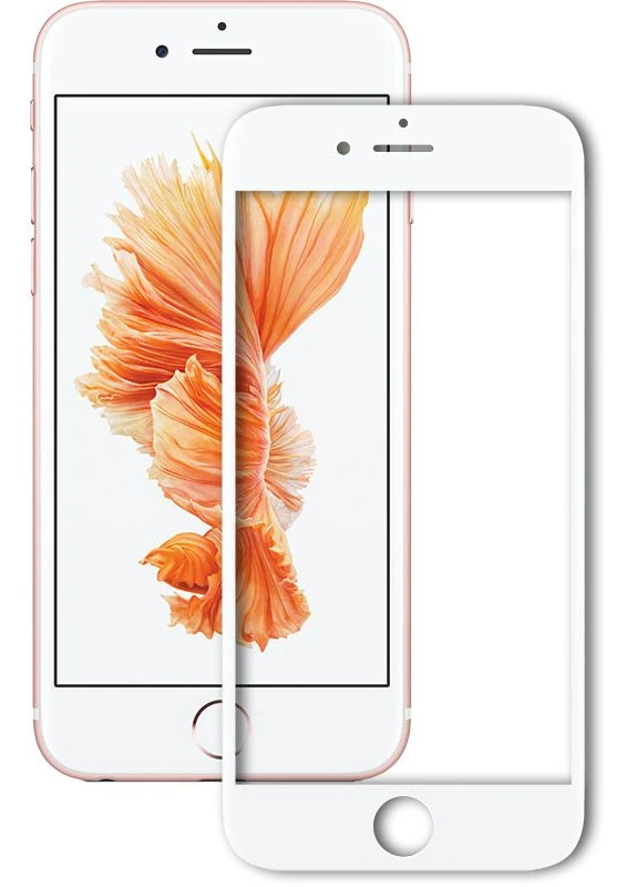 Защитное стекло 2.5D Full Cover Tempered Glass iPhone 7/8/SE 2020 Silk White Mocolo (298994137)