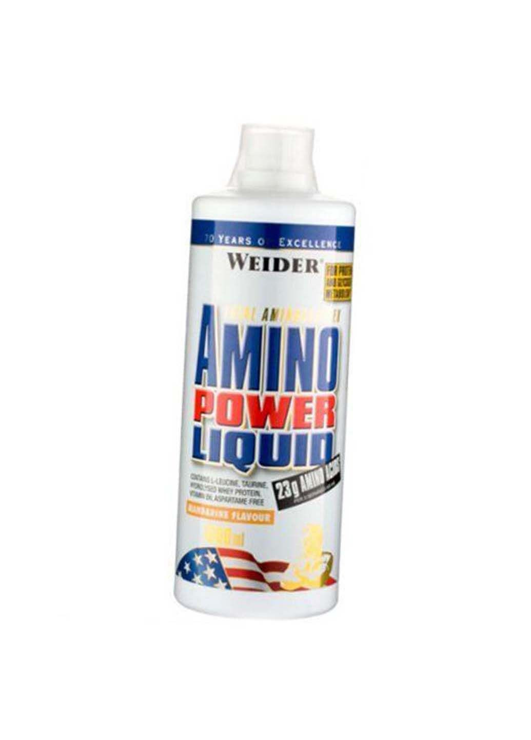 Рідкі Концентровані Амінокислоти Amino Power Liquid 1000мол Мандарин Weider (285794409)
