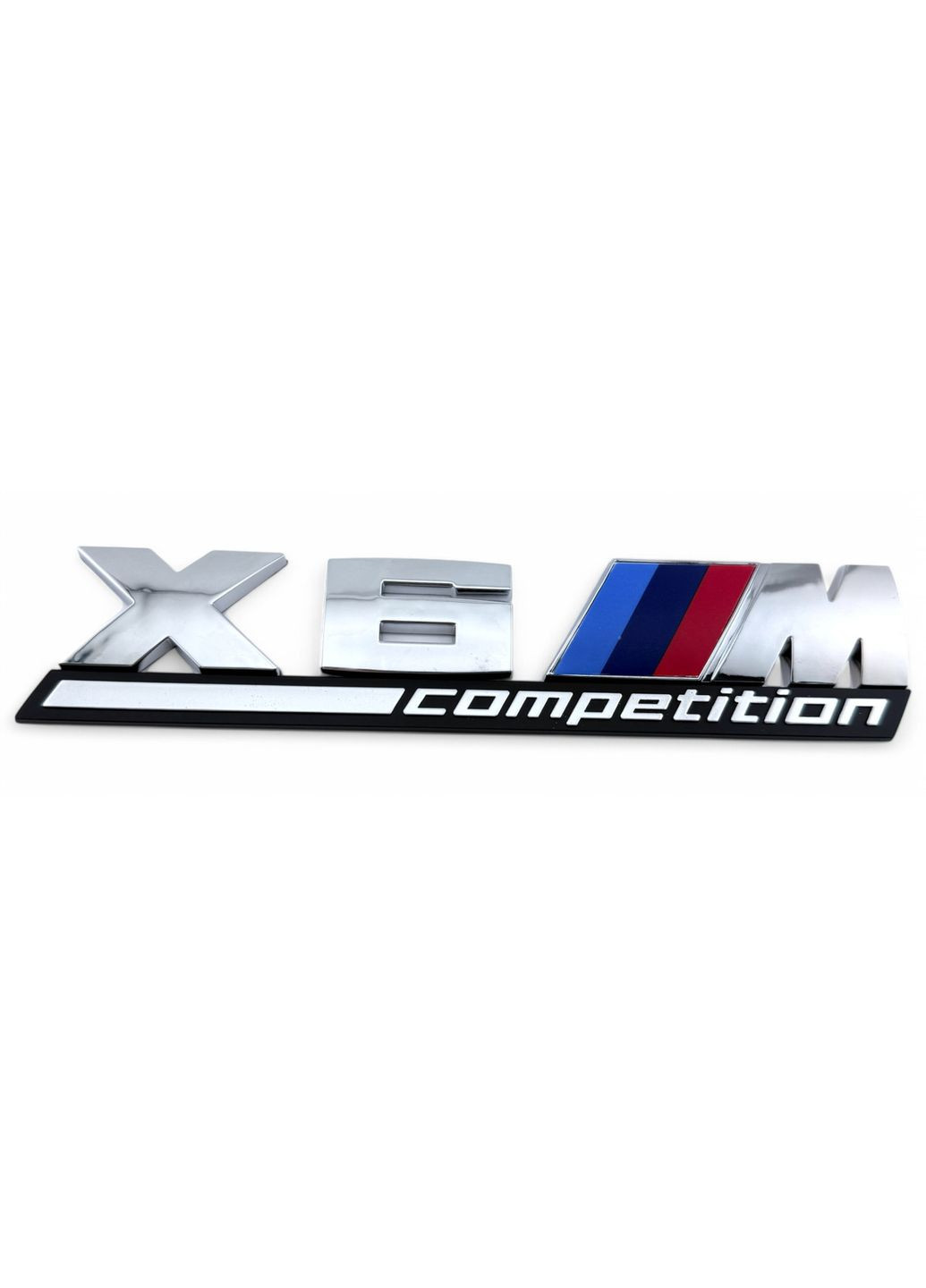 Эмблема BMW X6M Competition хром OEM (354698620)