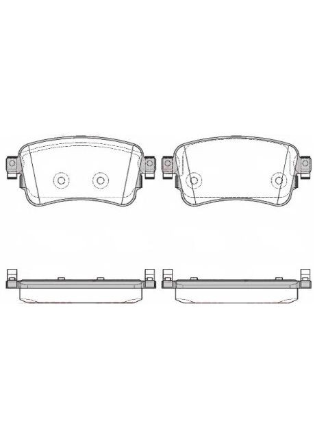 Колодки гальмівні дискові Remsa (368533940)