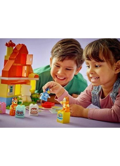 Конструктор Duplo Родинний дім Блуї з грою на запам'ятовування, 83 деталі, від 3 років (10459) Lego (369941127)
