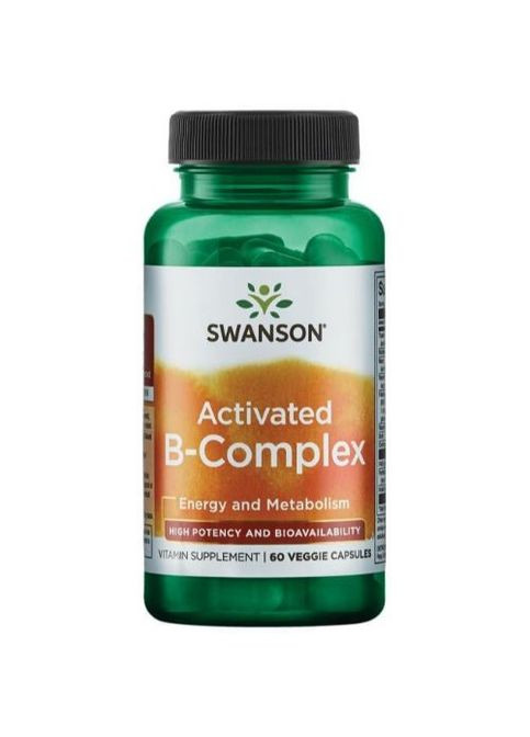 Activated B-Complex High Bioavailability 60 Veg Caps Swanson (340916586)