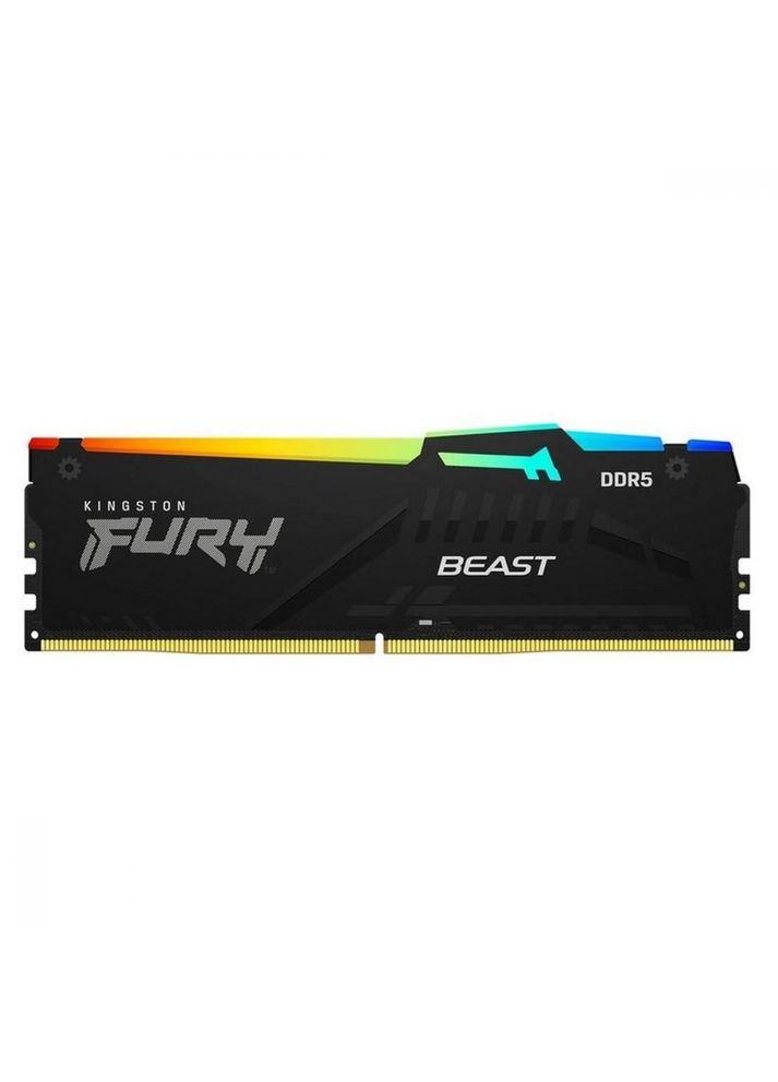 Пам'ять для настільних комп'ютерів 16 GB DDR5 5600 MHz FURY Beast RGB (KF556C36BBEA-16) Kingston FURY (314979090)