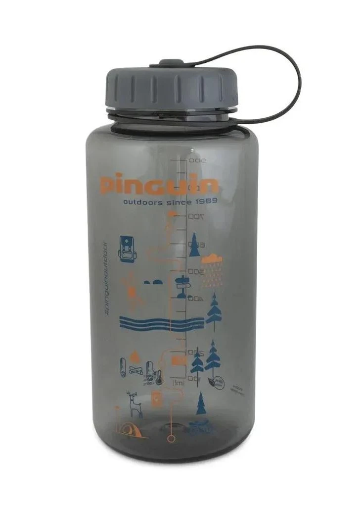 Фляга Tritan Fat Bottle 2020 BPA-free, 1,0 L, Grey Pinguin (361660043)