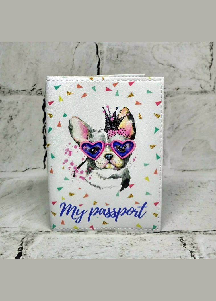 Обкладинка для паспорта екошкіра Бульдог PASSPORTY (324770897)