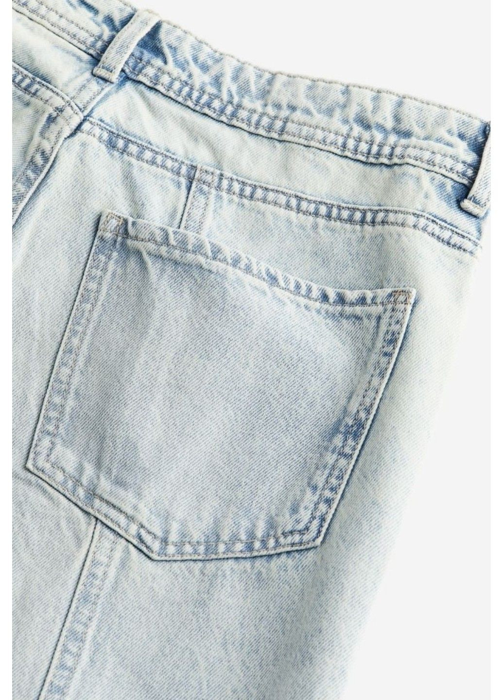 Жіночі джинси Wide Regular (56812) W34 Блакитні H&M - (286425631)