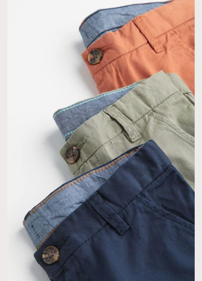 Штани джогери для хлопчика 9793 134 см Зелений 65346 H&M (336040998)