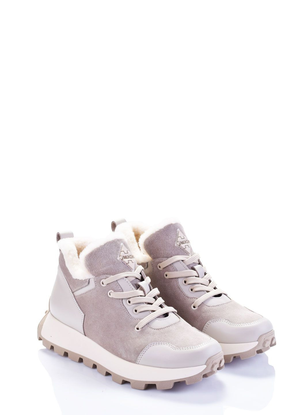 Кроссовки Marco Piero бежевые зима (311665974)