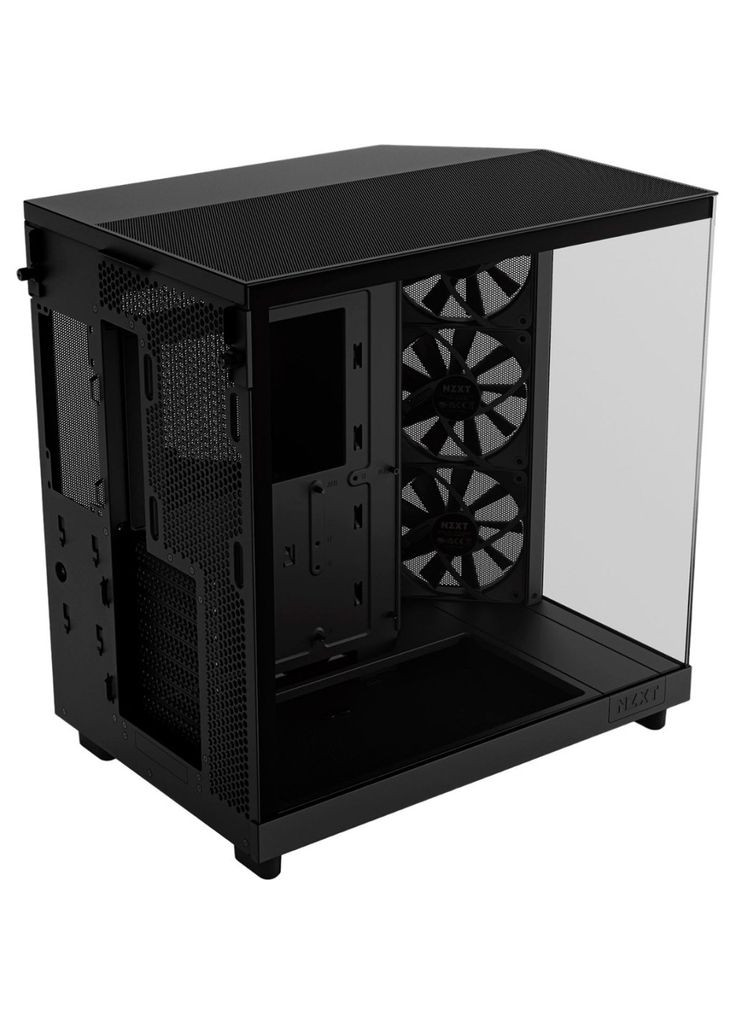 Корпус (m350820) NZXT H6 Flow All Black (369016790)