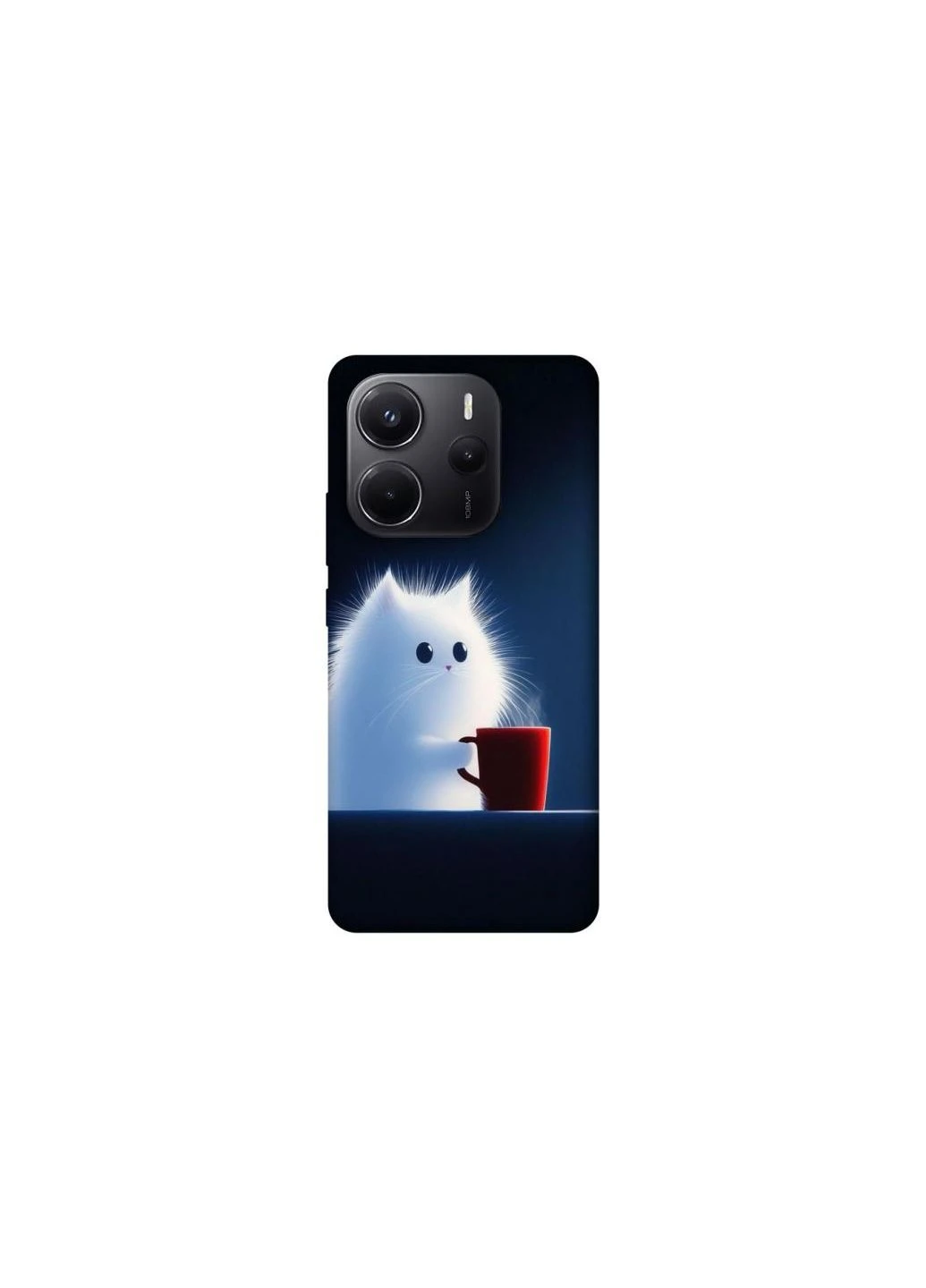 Чохол на Xiaomi Redmi Note 14 5G Чохол кіт з кавою Frontalka (352208639)