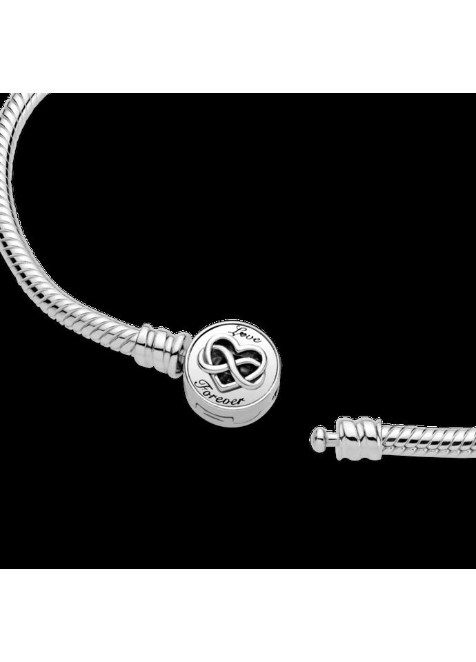 Срібний браслет Пандора Moments "Любов назавжди" 599365C00 Kabluchka (355345419)