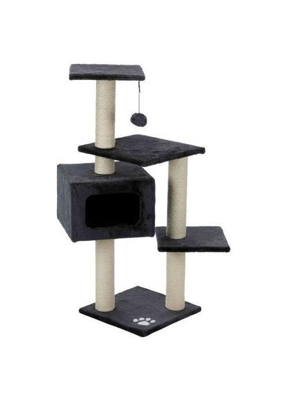 Дряпка Palamos для котів, джут/плюш, 39х39х109 см (антрацитова) Trixie (356696326)