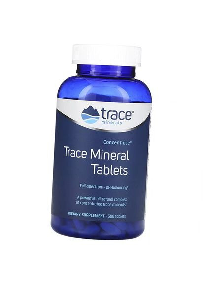 Мультимінерали, ConcenTrace Trace Mineral, Trace Minerals 300таб (36474003) Trace Minerals Research (322727527)