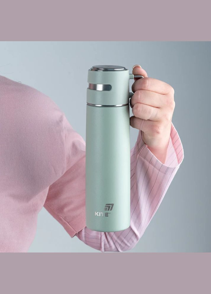 Термос 500 мл зеленый K25-1224-4 Kite (350230038)