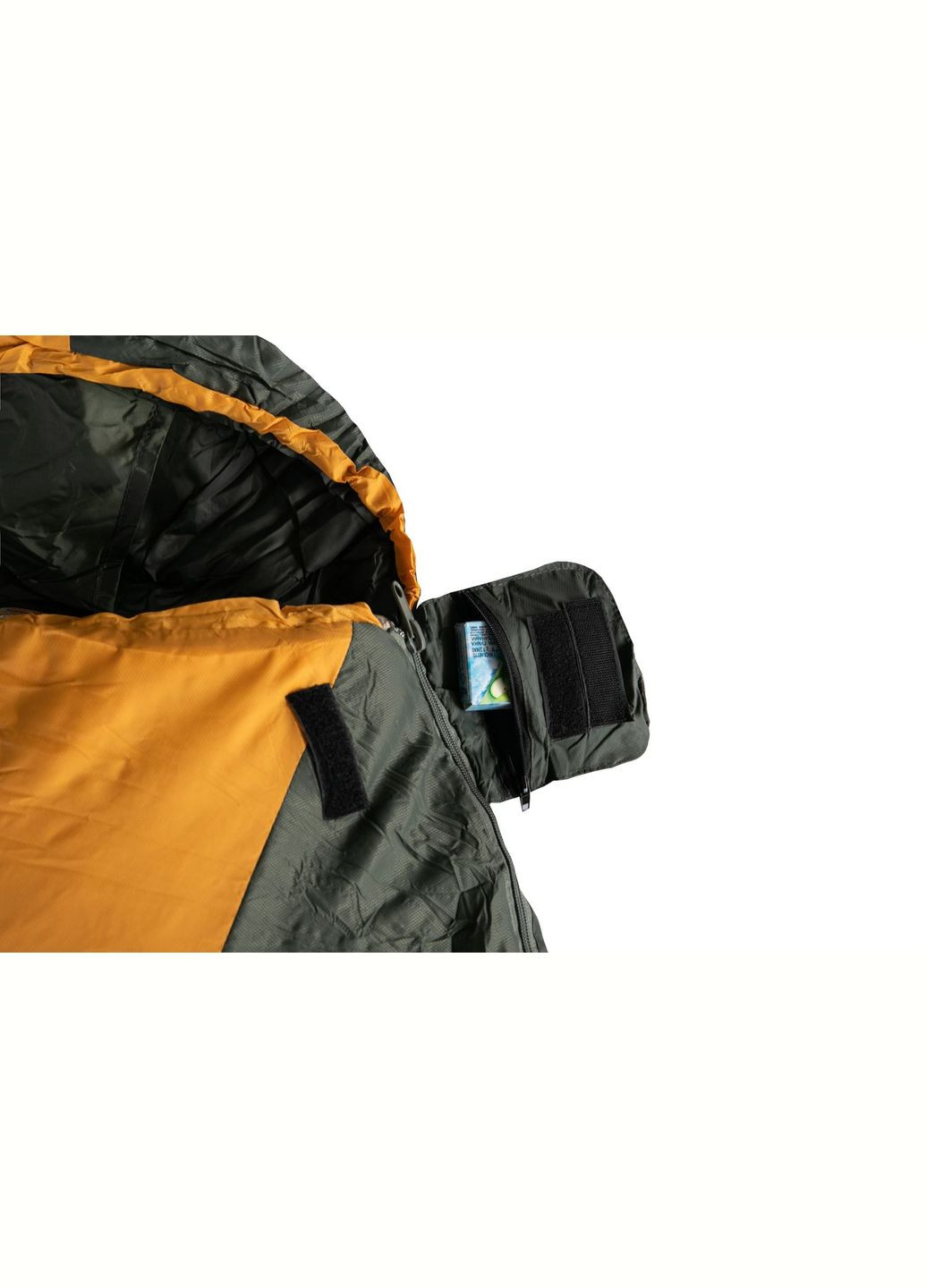 Спальный мешок кокон правый yellow/grey 220/80-55 Tramp Windy Light (333699323)