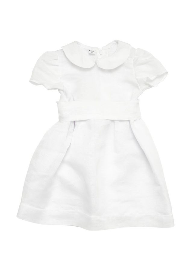 Белое платье праздничное belle, лен, р.92, белый () Twins (354781287)