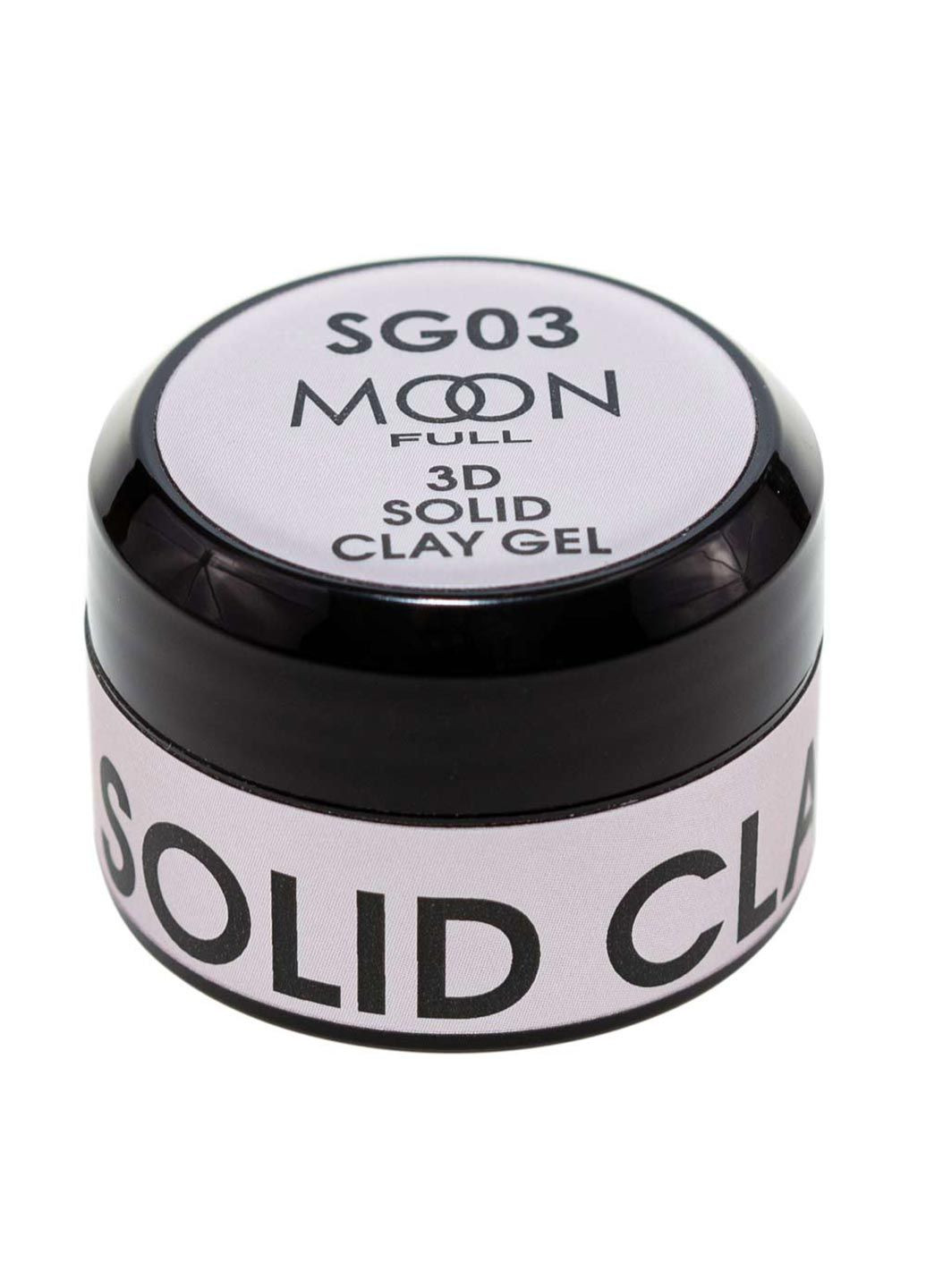 Гель-пластилін для дизайну нігтів Full 3d Solid Clay Gel SC03, 5 мл Moon (297591589)