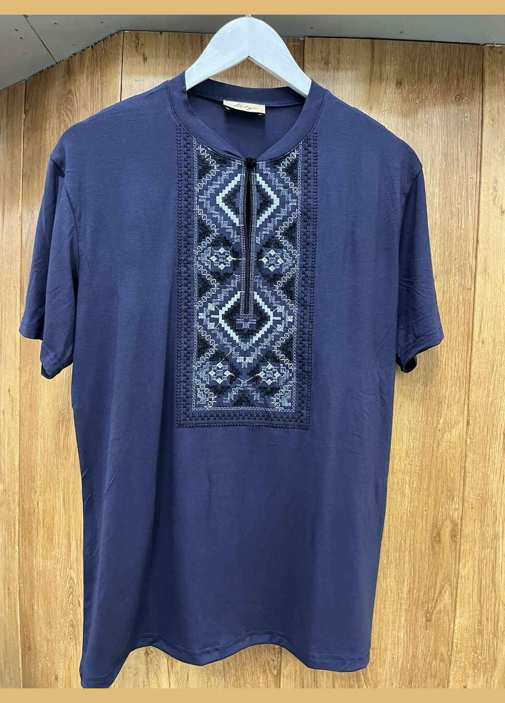 Темно-синя вишиванка-футболка Piccolo (297568965)