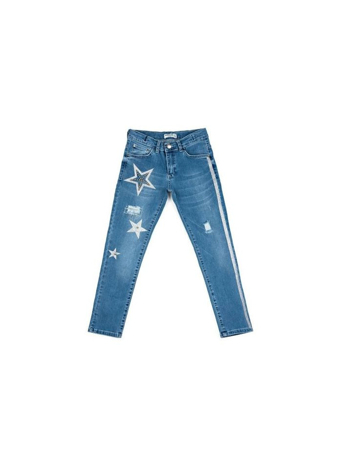 Голубые демисезонные брюки Breeze