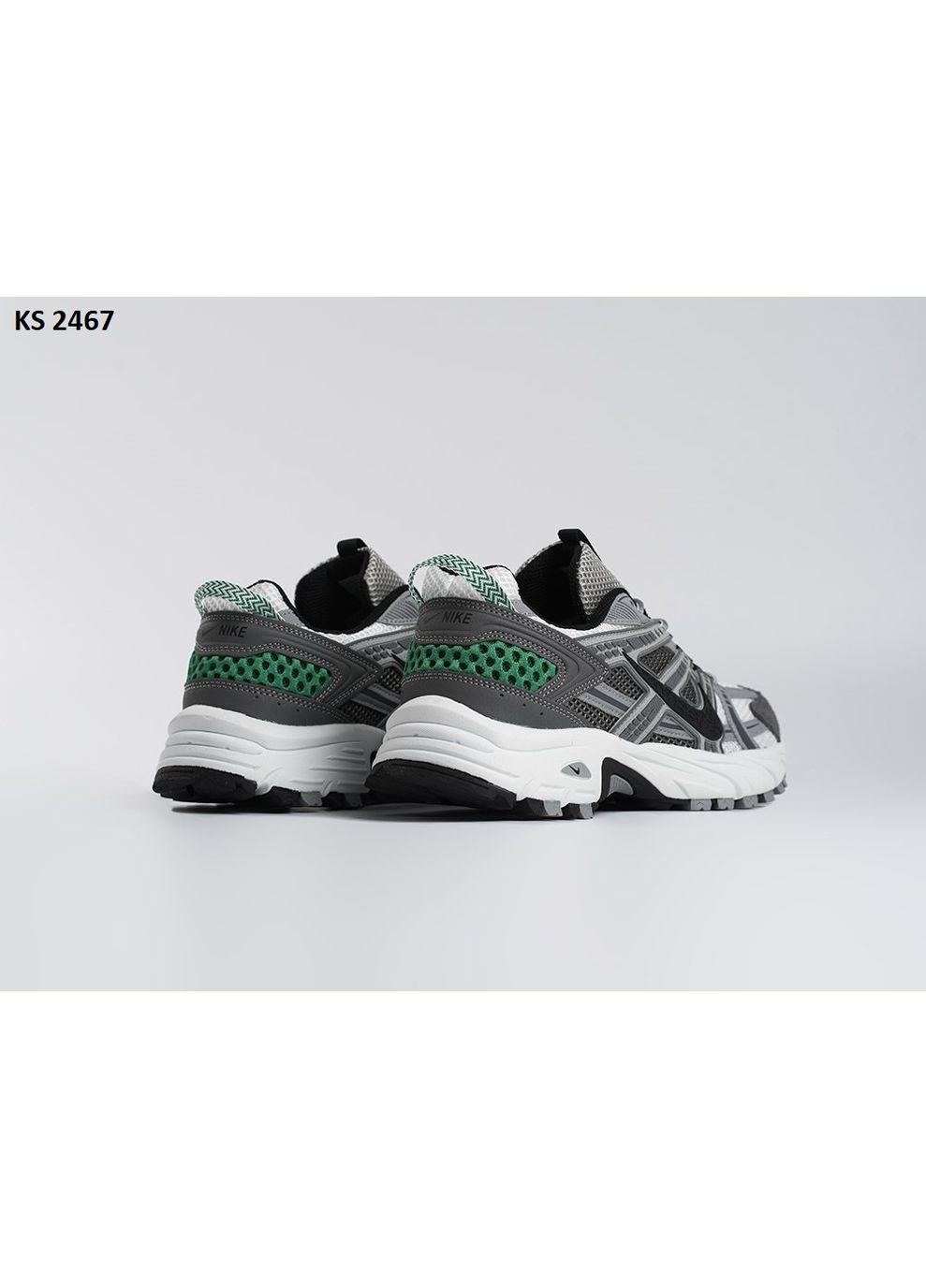 Серые демисезонные кроссовки мужские nike v2k run gray найк в2к рантекк No Brand