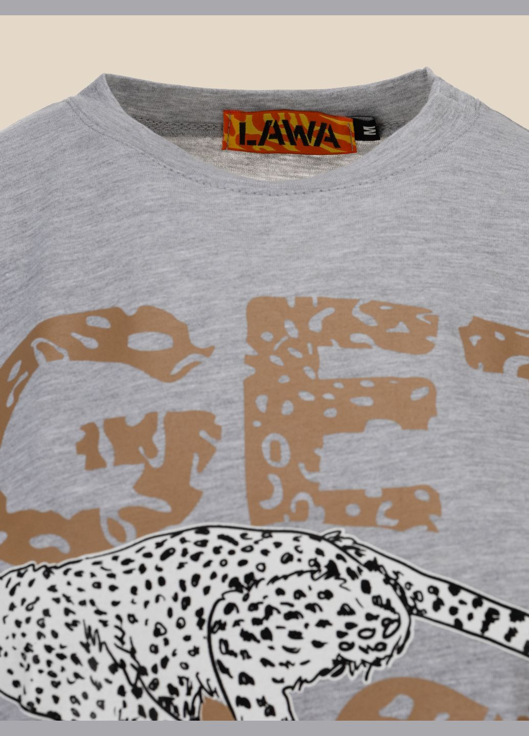 Сіра літня футболка LAWA