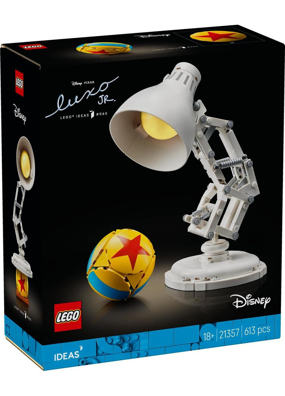 Конструктор Ideas Disney Pixar Luxo Jr. Настольная лампа Дисней Пиксарь Люксо-младший 21357 Lego (372012643)