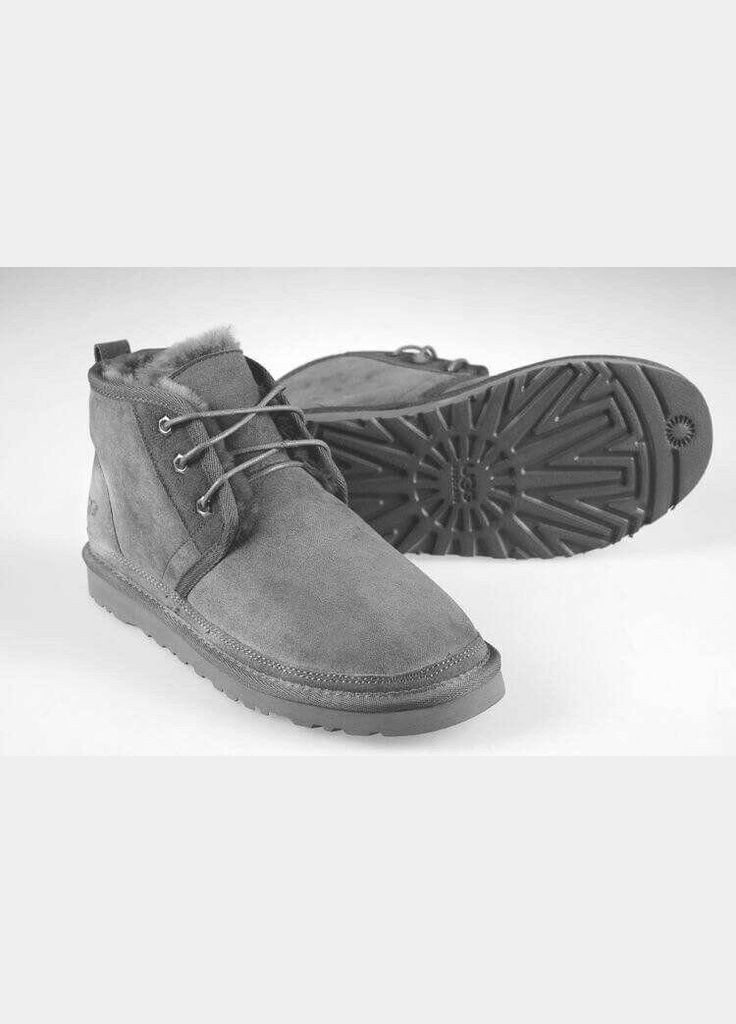 Темно-серые угг ньюмел сапоги черные замша замш neumel black sude UGG