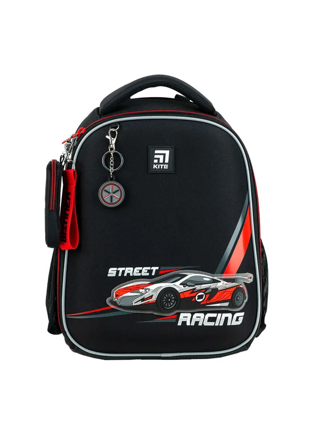 Рюкзак Education каркасний 555 Racing колір чорний ЦБ-00254216 Kite (296287033)