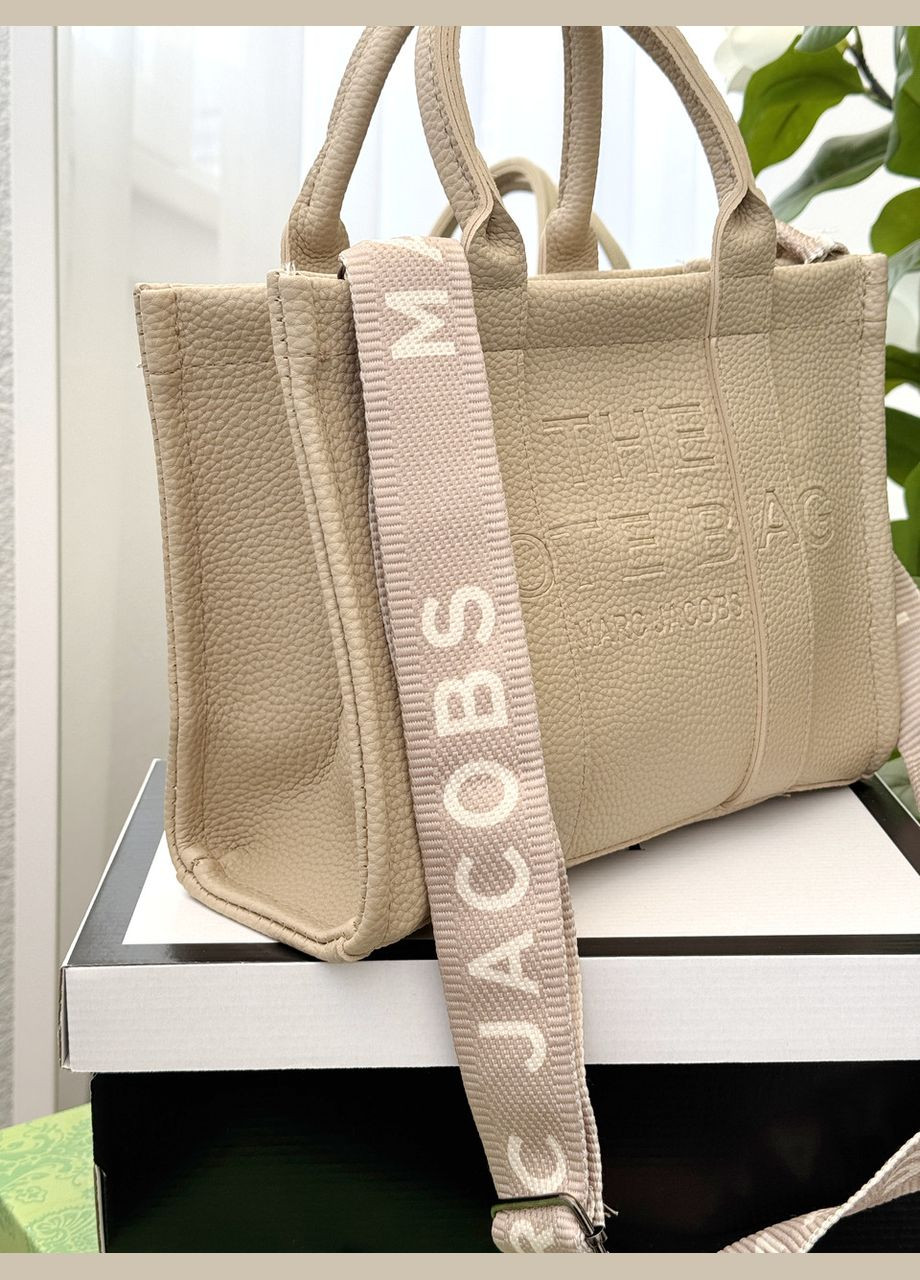 Сумка жіноча шопер бежевий Tote Bag великий No Brand (322464401)