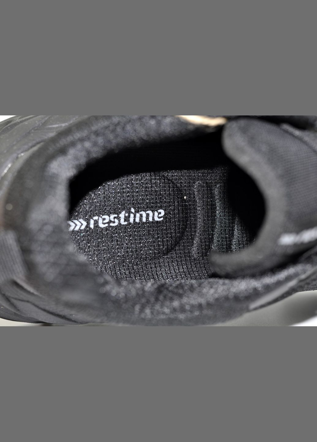 Черные летние кроссовки беговые Restime