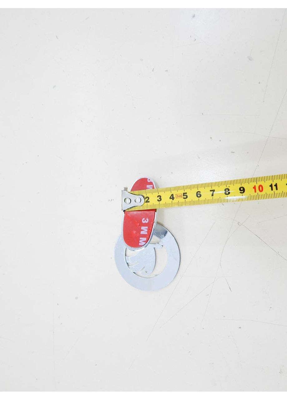 Емблема приціл на капот Хром на скотчі (сплав) Skoda (369611047)