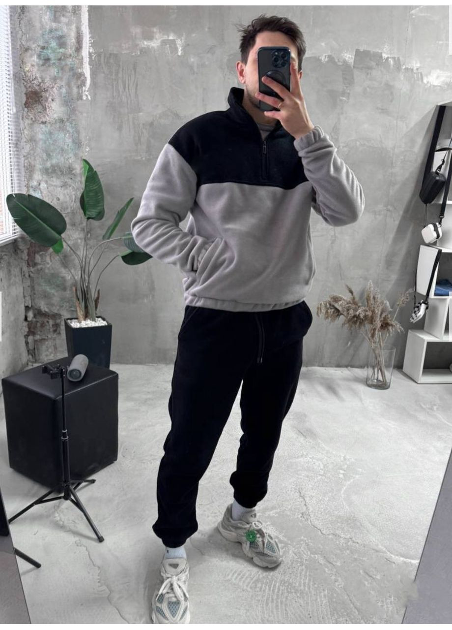 Костюм зимний мужской теплый из микрофлиса термо «Комбинированный» (замеры в описании) DK/DL Мода без кордонів (369503794)