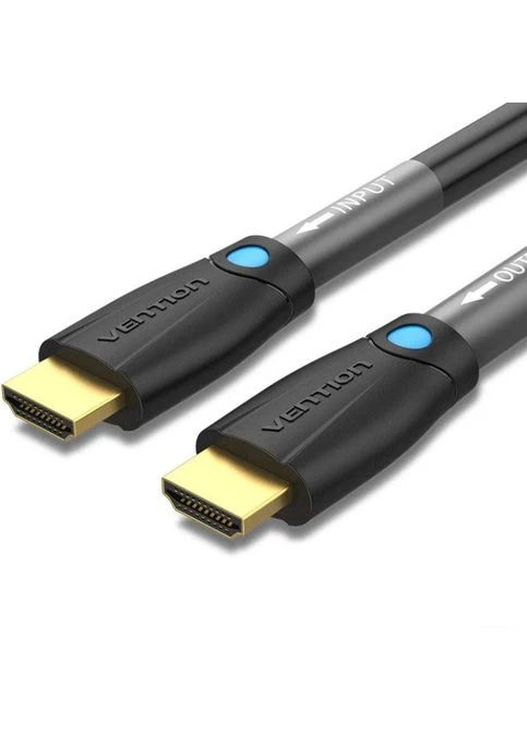 Кабель HDMI M - M, 10.0 м, V2.0, Engineering 4K 60Гц 18Gbps HD 7.1 PVC Чорний Vention (392011420)