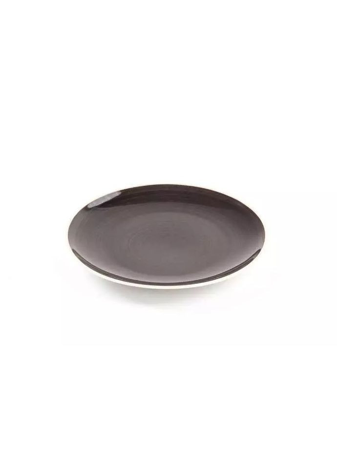 Тарілка порцелянова дрібна коричнева Twister Mokka 24 см rimless AVCARN263011024 Тарілка обідня Ariane (308342439)